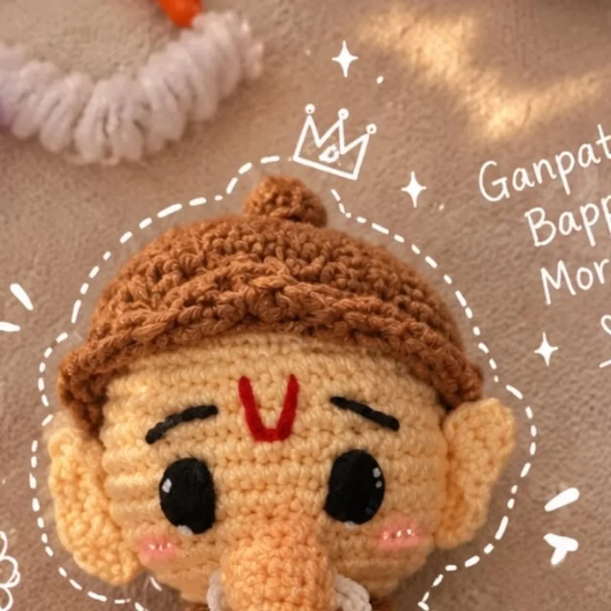 31 likes, 1 comments - clutrify on September 17, 2026: "✨ Cutest little Ganpati Bappa, handmade with love and a whole lot of cuteness 🥹🧶❤️

A t