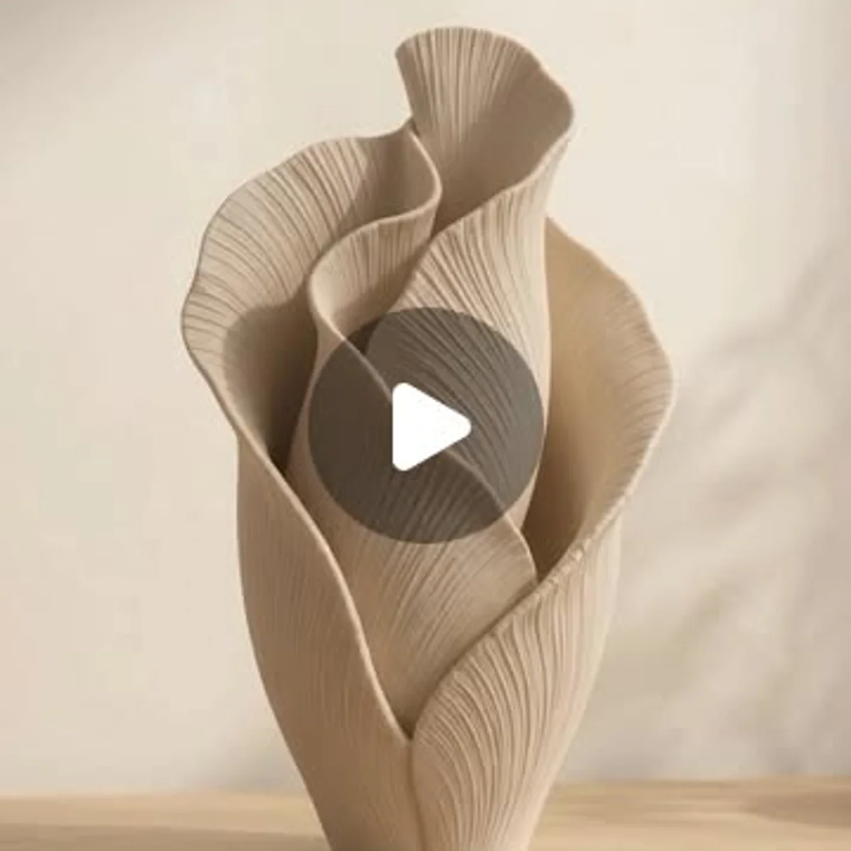 7 likes, 0 comments - clutrify on October 11, 2026: "One design. Three beautiful shades. 🤍🤎🖤

Meet Petal Veil—our 3D-printed tabletop sculpture with